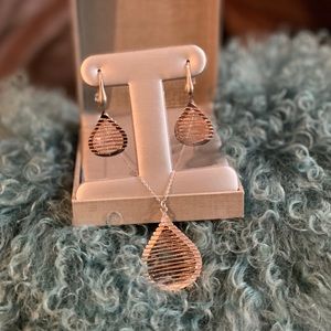 Zales necklace with matching earrings